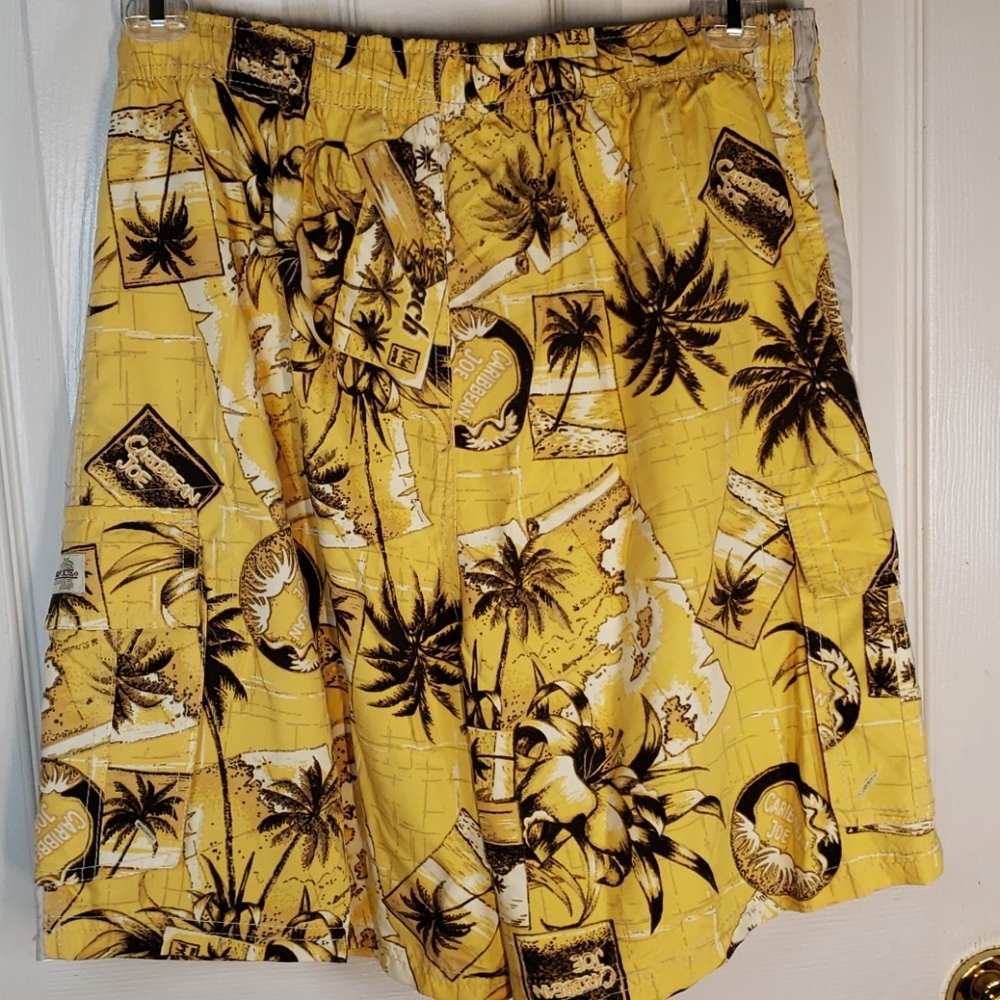 NWT Mens Medium Caribbean Joe Swim Trunks SOFT - Picture 6 of 7